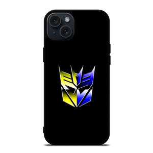 Transformers Decepticons Rainbow Logo iPhone 15 Plus Case Cover Transformers Decepticons Rainbow Logo iPhone 15 Plus Case Cover