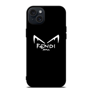 WHITE FENDI ROMA EYES iPhone 15 Plus Case Cover WHITE FENDI ROMA EYES iPhone 15 Plus Case Cover