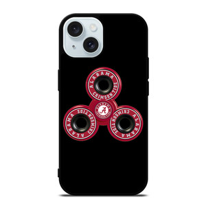 ALABAMA CRIMSON TIDE SPINER iPhone 15  Case Cover ALABAMA CRIMSON TIDE SPINER iPhone 15  Case Cover