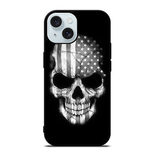 AMERICAN FLAG PUNISHER SKUL iPhone 15 Case Cover AMERICAN FLAG PUNISHER SKUL iPhone 15 Case Cover