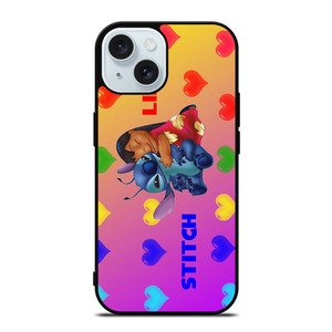 CUTE LILO AND STITCH iPhone 15  Case Cover CUTE LILO AND STITCH iPhone 15  Case Cover
