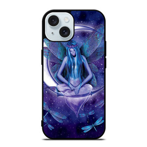 FAIRY DRAGONFLIES ON MOON iPhone 15 Case Cover FAIRY DRAGONFLIES ON MOON iPhone 15 Case Cover