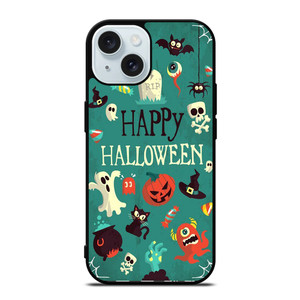 Happy Halloween Pumpkin Collage iPhone 15 Case Cover Happy Halloween Pumpkin Collage iPhone 15 Case Cover
