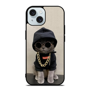 Hype Beast Cat iPhone 15 Case Cover Hype Beast Cat iPhone 15 Case Cover