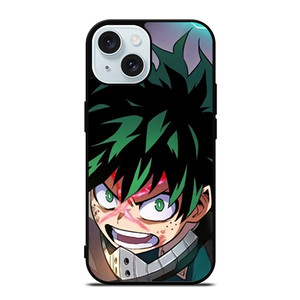 Izuku Midoriya Face iPhone 15 Case Cover Izuku Midoriya Face iPhone 15 Case Cover