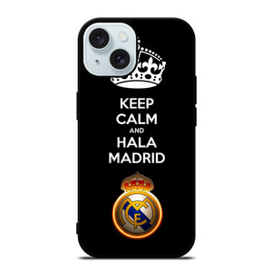 KEEP CALM AND HALA MADRID iPhone 15 Case Cover KEEP CALM AND HALA MADRID iPhone 15 Case Cover