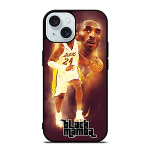 KOBE BRYANT BLACK MAMBA iPhone 15 Case Cover KOBE BRYANT BLACK MAMBA iPhone 15 Case Cover