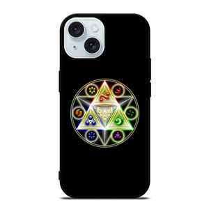 Legend Of Zelda Symbols Art iPhone 15 Case Cover Legend Of Zelda Symbols Art iPhone 15 Case Cover