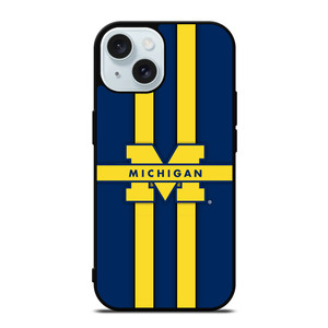 Michigan Wolverines Logo iPhone 15 Case Cover Michigan Wolverines Logo iPhone 15 Case Cover