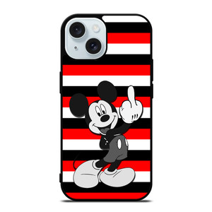 Mickey Mouse Middle Finger iPhone 15 Case Cover Mickey Mouse Middle Finger iPhone 15 Case Cover