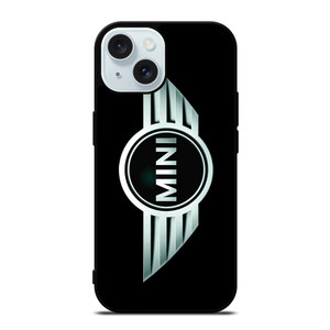 MINI COOPER LOGO BLACK LANDSCAPE iPhone 15 Case Cover MINI COOPER LOGO BLACK LANDSCAPE iPhone 15 Case Cover
