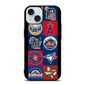 MLB Team Logo 1 iPhone 15 Case Cover MLB Team Logo 1 iPhone 15 Case Cover