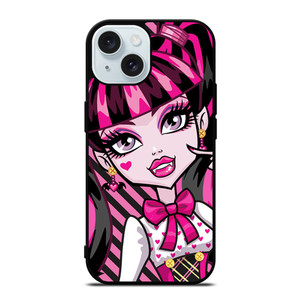 Monster High Cute Frankie Stein Doll iPhone 15 Case Cover Monster High Cute Frankie Stein Doll iPhone 15 Case Cover