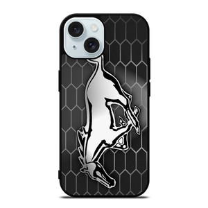 MUSTANG EMBLEM LANDSCAPE iPhone 15  Case Cover MUSTANG EMBLEM LANDSCAPE iPhone 15  Case Cover