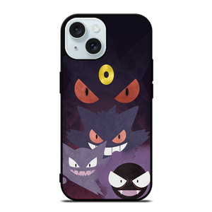 Pokemon Gengar Ghost iPhone 15 Case Cover Pokemon Gengar Ghost iPhone 15 Case Cover