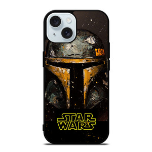 Star Wars Bounty Hunter Boba iPhone 15 Case Cover Star Wars Bounty Hunter Boba iPhone 15 Case Cover