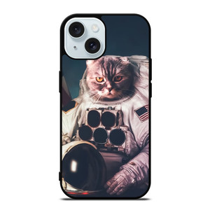 The Astronaut Cat iPhone 15 Case Cover The Astronaut Cat iPhone 15 Case Cover