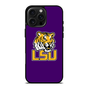 LSU Tigers Emblem iPhone 16 Pro Max Case Cover LSU Tigers Emblem iPhone 16 Pro Max Case Cover