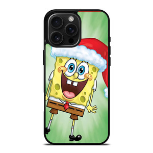 Spongebob Santa iPhone 16 Pro Max Case Cover Spongebob Santa iPhone 16 Pro Max Case Cover