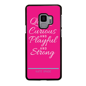 SHE IS KATE SPADE Samsung Galaxy S9 Case Cover SHE IS KATE SPADE Samsung Galaxy S9 Case Cover
