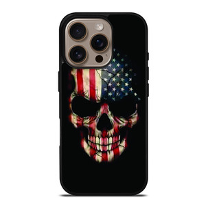 AMERICAN FLAG SKUL iPhone 16 Pro Case Cover AMERICAN FLAG SKUL iPhone 16 Pro Case Cover