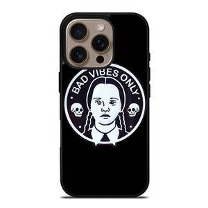 BAD VIBES ONLY WEDNESDAY ADDAMS iPhone 16 Pro Case Cover BAD VIBES ONLY WEDNESDAY ADDAMS iPhone 16 Pro Case Cover