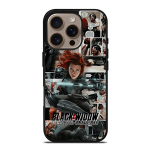 Black Widow Comic iPhone 16 Pro Case Cover Black Widow Comic iPhone 16 Pro Case Cover