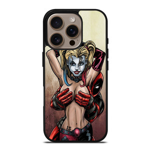 Deadpool & Harley Quinn iPhone 16 Pro Case Cover Deadpool & Harley Quinn iPhone 16 Pro Case Cover