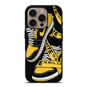 Hypebeast Trendy Off White iPhone 16 Pro Case Cover Hypebeast Trendy Off White iPhone 16 Pro Case Cover