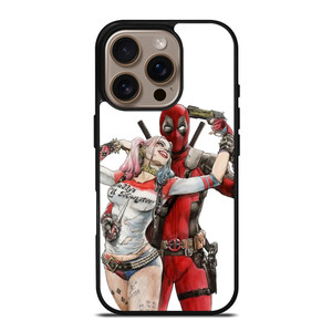 Iconic Deadpool & Harley Quinn iPhone 16 Pro Case Cover Iconic Deadpool & Harley Quinn iPhone 16 Pro Case Cover