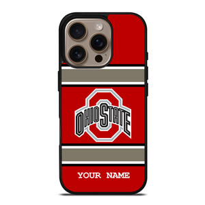 Ohio State Buckeyes Custom Your Name iPhone 16 Pro Case Cover Ohio State Buckeyes Custom Your Name iPhone 16 Pro Case Cover