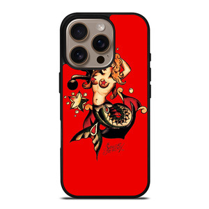 SAILOR JERRY MERMAID TATTOO iPhone 16 Pro Case Cover SAILOR JERRY MERMAID TATTOO iPhone 16 Pro Case Cover