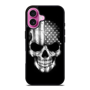 AMERICAN FLAG PUNISHER SKUL iPhone 16 Plus Case Cover AMERICAN FLAG PUNISHER SKUL iPhone 16 Plus Case Cover