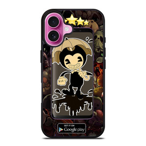 Bendy And The Ink Machine 5 Stars iPhone 16 Plus Case Cover Bendy And The Ink Machine 5 Stars iPhone 16 Plus Case Cover