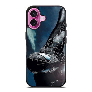 BLACK SPIDERMAN iPhone 16 Plus Case Cover BLACK SPIDERMAN iPhone 16 Plus Case Cover