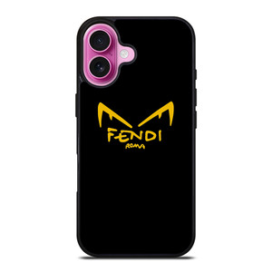 FENDI ROMA EYES IN BLACK iPhone 16 Plus Case Cover FENDI ROMA EYES IN BLACK iPhone 16 Plus Case Cover