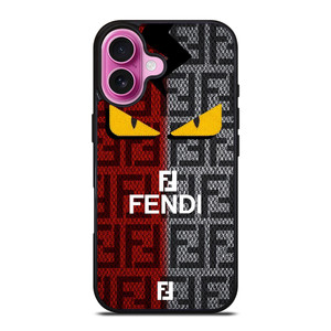 FENDI ROMA EYES LOGO iPhone 16 Plus Case Cover FENDI ROMA EYES LOGO iPhone 16 Plus Case Cover