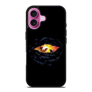 Godzilla War In Eye Painting Art iPhone 16 Plus Case Cover Godzilla War In Eye Painting Art iPhone 16 Plus Case Cover