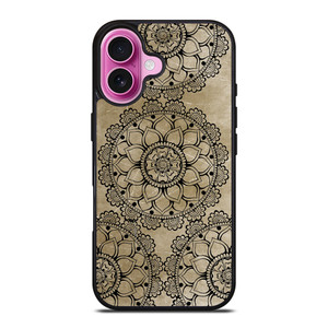 HENNA MANDALA DESIGN iPhone 16 Plus Case Cover HENNA MANDALA DESIGN iPhone 16 Plus Case Cover