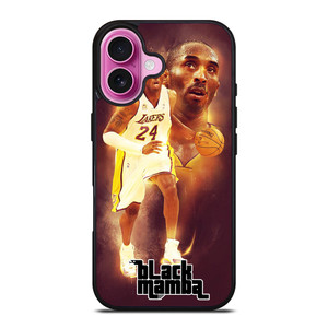 KOBE BRYANT BLACK MAMBA iPhone 16 Plus Case Cover KOBE BRYANT BLACK MAMBA iPhone 16 Plus Case Cover