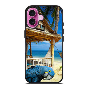 Margaritaville Parrot iPhone 16 Plus Case Cover Margaritaville Parrot iPhone 16 Plus Case Cover