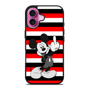 Mickey Mouse Middle Finger iPhone 16 Plus Case Cover Mickey Mouse Middle Finger iPhone 16 Plus Case Cover
