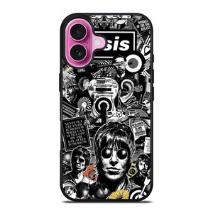 Oasis Collage iPhone 16 Plus Case Cover Oasis Collage iPhone 16 Plus Case Cover