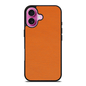 Orange Leather Image iPhone 16 Plus Case Cover Orange Leather Image iPhone 16 Plus Case Cover