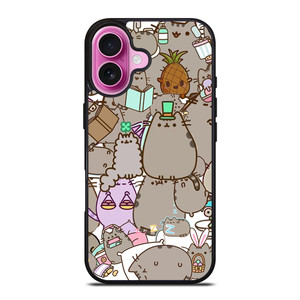 Pusheen Cartoon Collage iPhone 16 Plus Case Cover Pusheen Cartoon Collage iPhone 16 Plus Case Cover