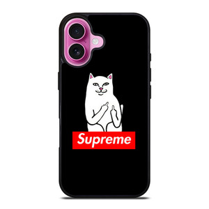 RIPNDIP SUPRE ME iPhone 16 Plus Case Cover RIPNDIP SUPRE ME iPhone 16 Plus Case Cover