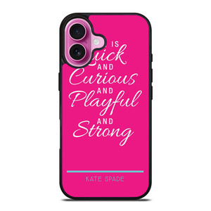 SHE IS KATE SPADE iPhone 16 Plus Case Cover SHE IS KATE SPADE iPhone 16 Plus Case Cover