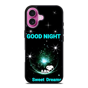 Snoopy Sweet Dreams Good Night iPhone 16 Plus Case Cover Snoopy Sweet Dreams Good Night iPhone 16 Plus Case Cover