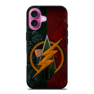 THE FLASH GREEN ARROW iPhone 16 Plus Case Cover THE FLASH GREEN ARROW iPhone 16 Plus Case Cover