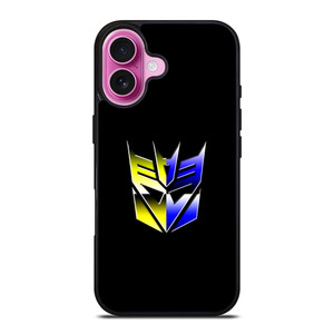 Transformers Decepticons Rainbow Logo iPhone 16 Plus Case Cover Transformers Decepticons Rainbow Logo iPhone 16 Plus Case Cover